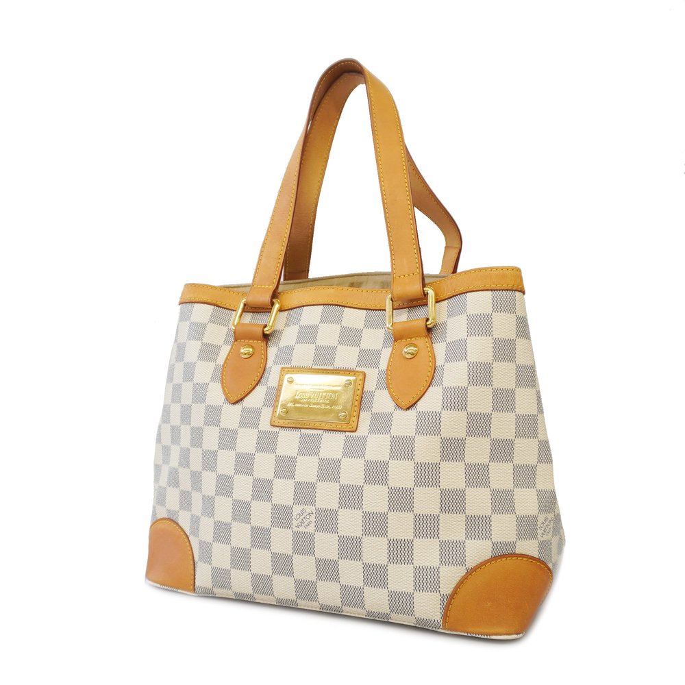 Auth Louis Vuitton Damier Azur Hamstead PM N51207 Women's Handbag,Tote Bag